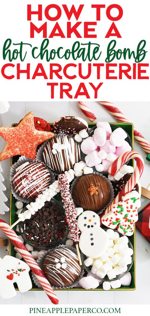 Hot Chocolate Bomb Charcuterie Board DIY Tutorial