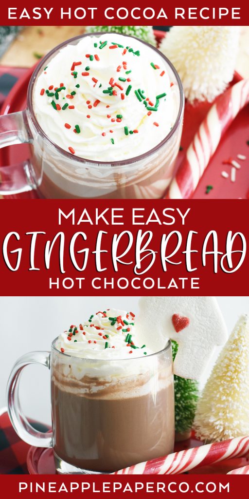 Gingerbread Hot Chocolate Recipe