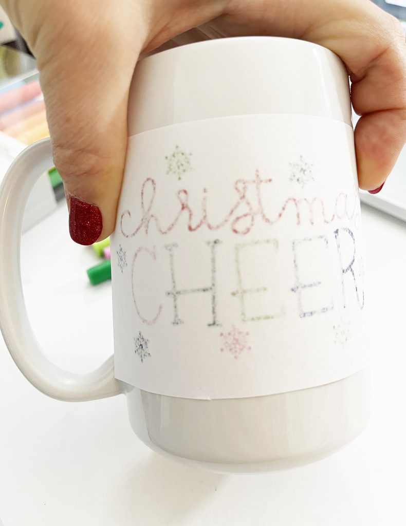 DIY Infusible Ink Sublimation Mug with Cricut Pens