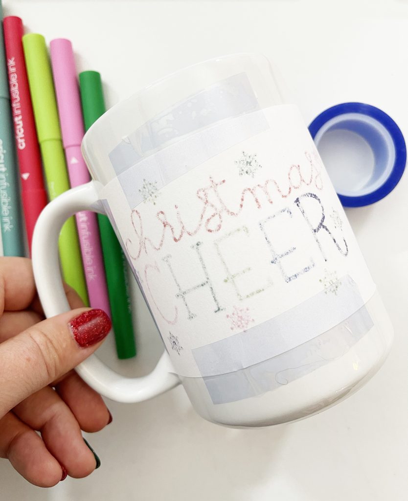DIY Infusible Ink Sublimation Mug with Cricut Pens