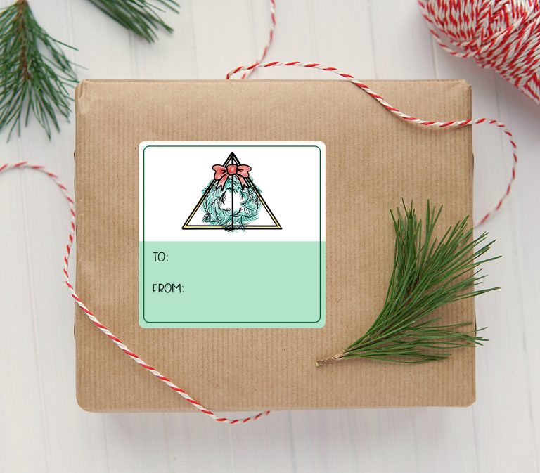 Free Printable Christmas Harry Potter Gift Tags