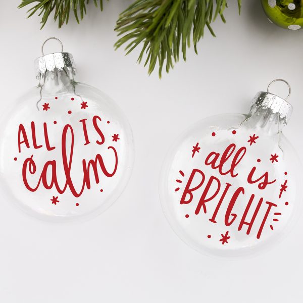 Hand Lettered Ornament SVG Files