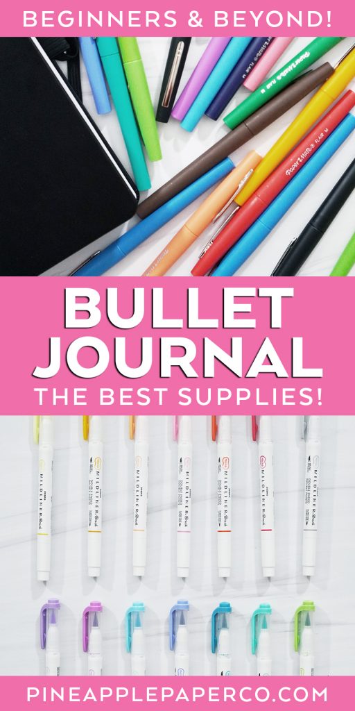 The Best Supplies for Bullet Journaling