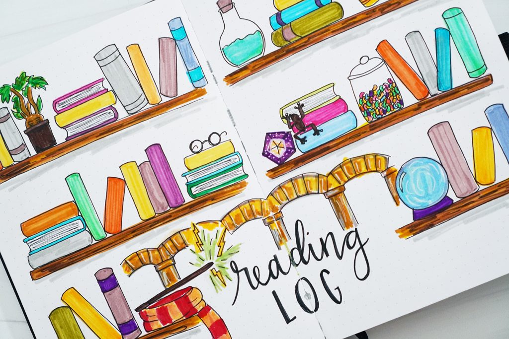 Harry Potter Reading Log Bullet Journal