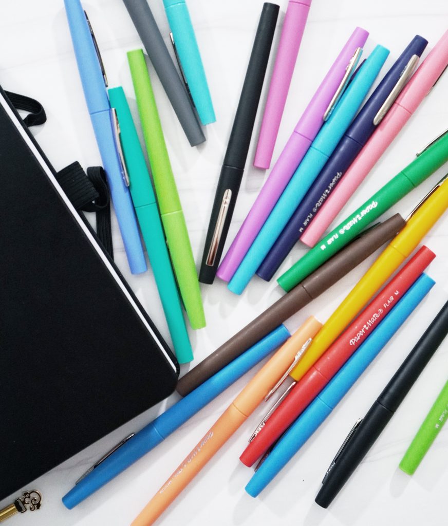 PaperMate Flair Felt Pens for Bullet Journaling