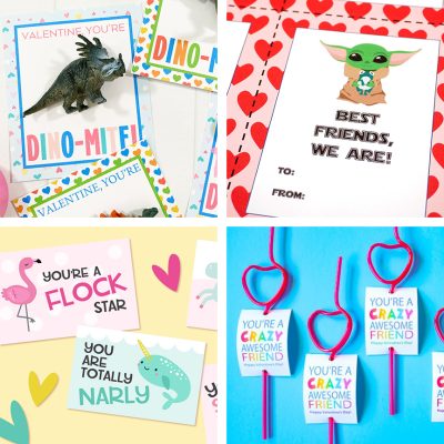 Free Printable Valentines – 40+ Ideas to Print at Home
