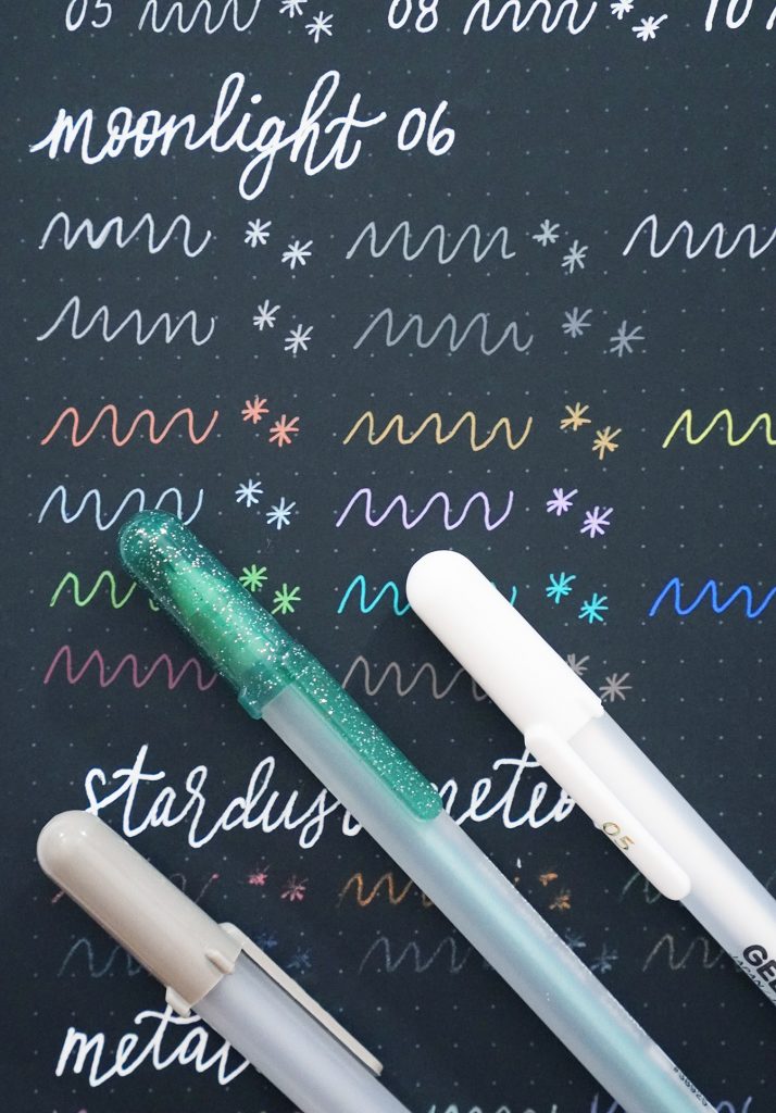 Gelly Roll Pens for Bullet Journaling