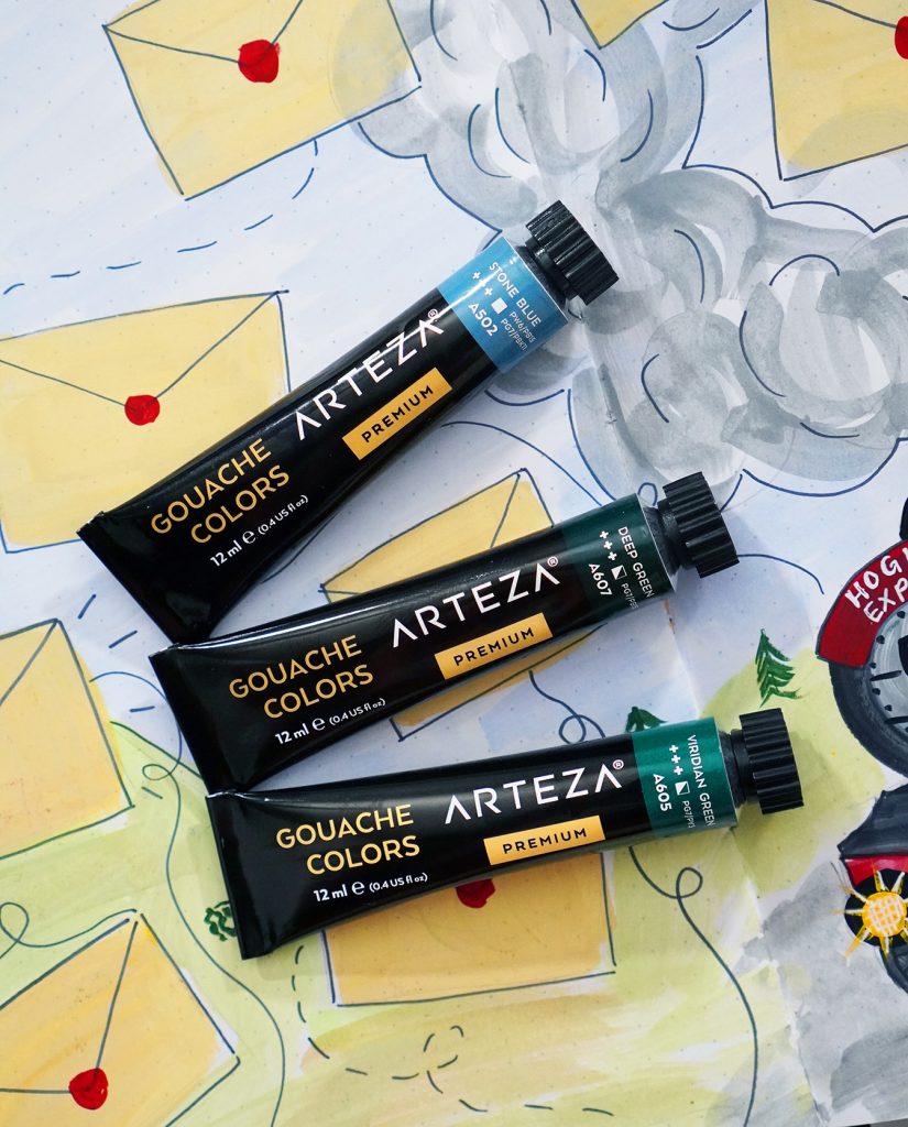Gouache Paint for Bullet Journaling