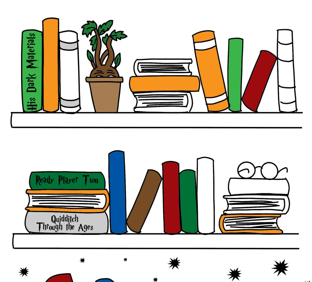 Harry Potter Printable Reading Log for Journal or Coloring Page
