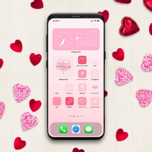 Valentine iPhone Custom Home Screen
