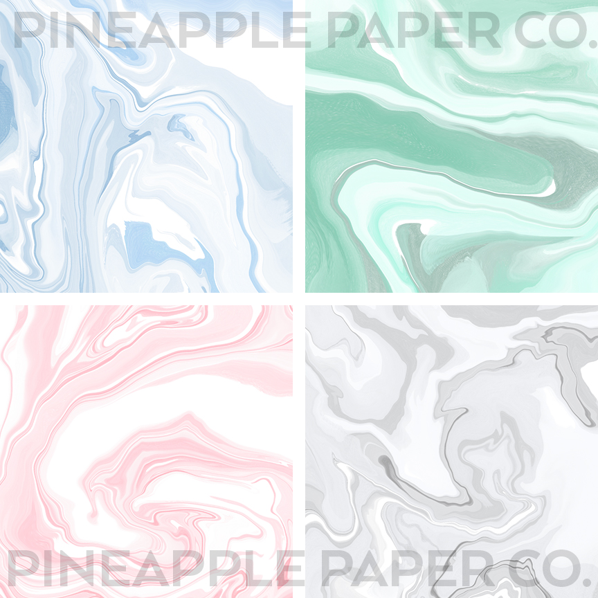 Free Marble iPhone wallpaper in blue, green, pink, and gray
