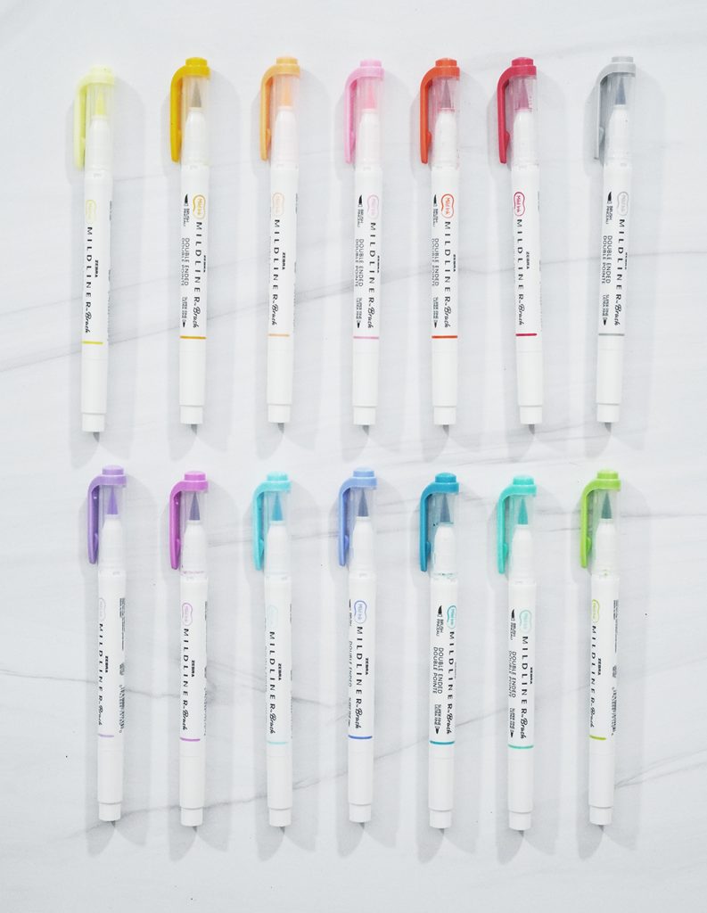 Zebra Mildliners for Bullet Journaling