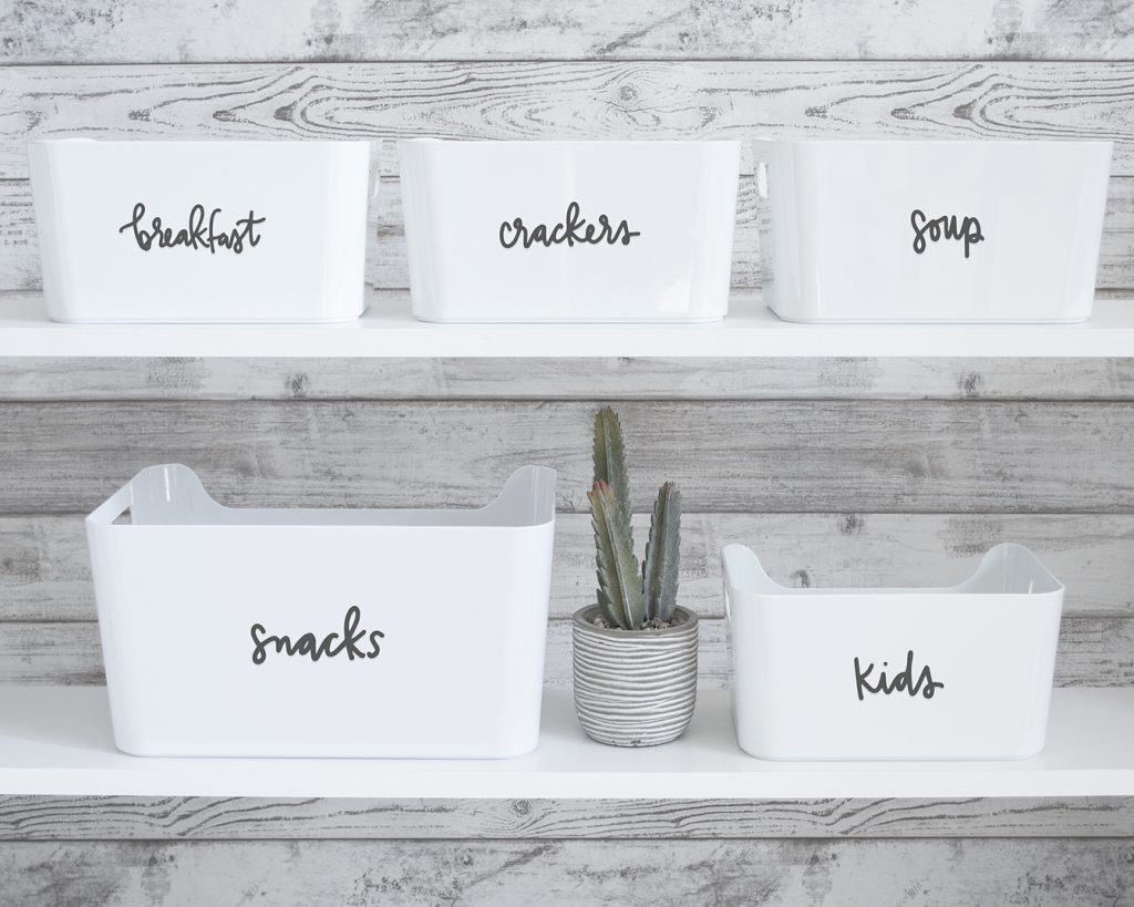 Free Pantry SVG Labels on Pantry Storage