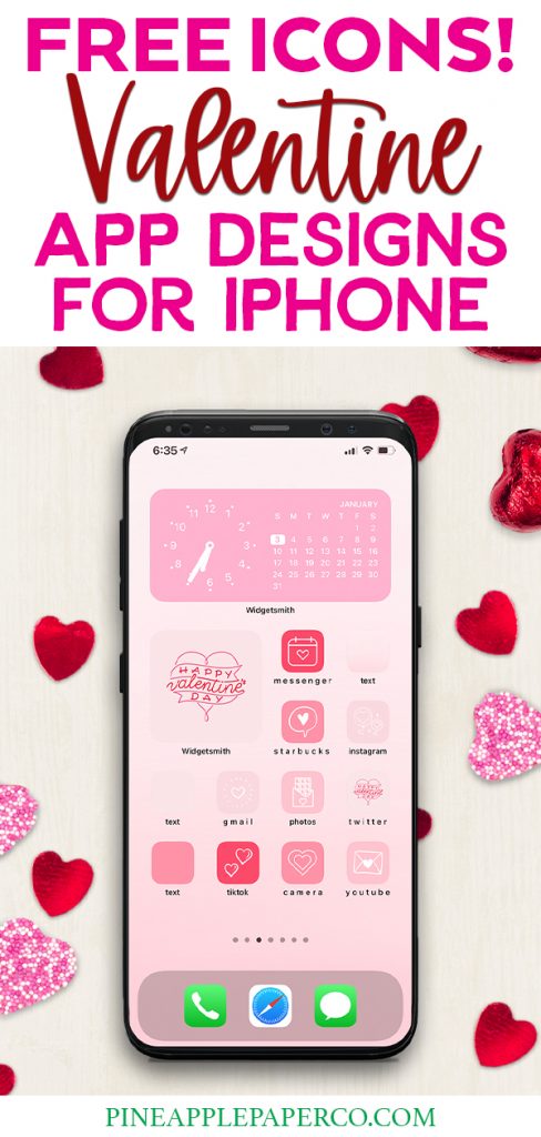 Free Valentine iPhone App Icons for ios 14 iPhone