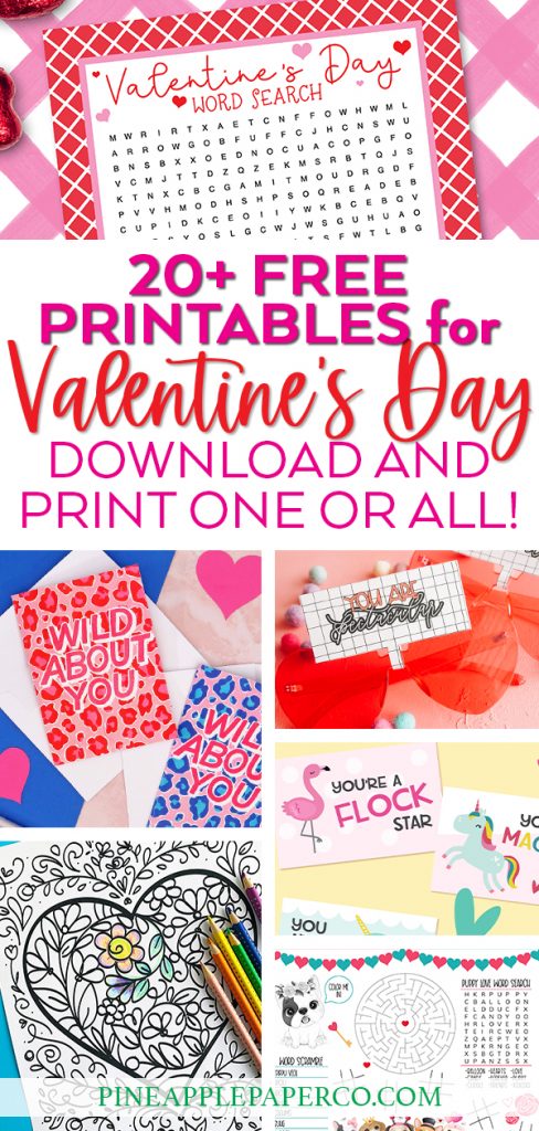 Free Valentine's Day Printables