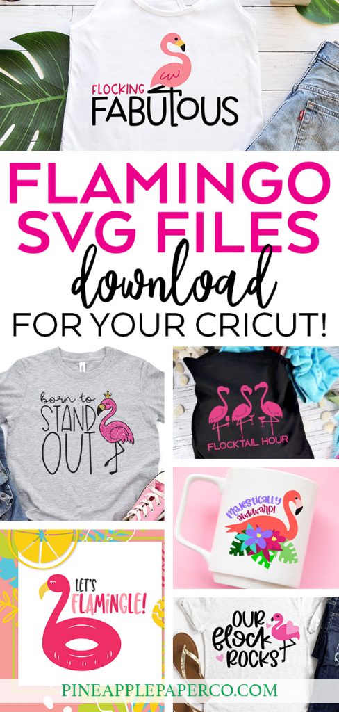 Free Flamingo SVG Files to Download for your Cricut