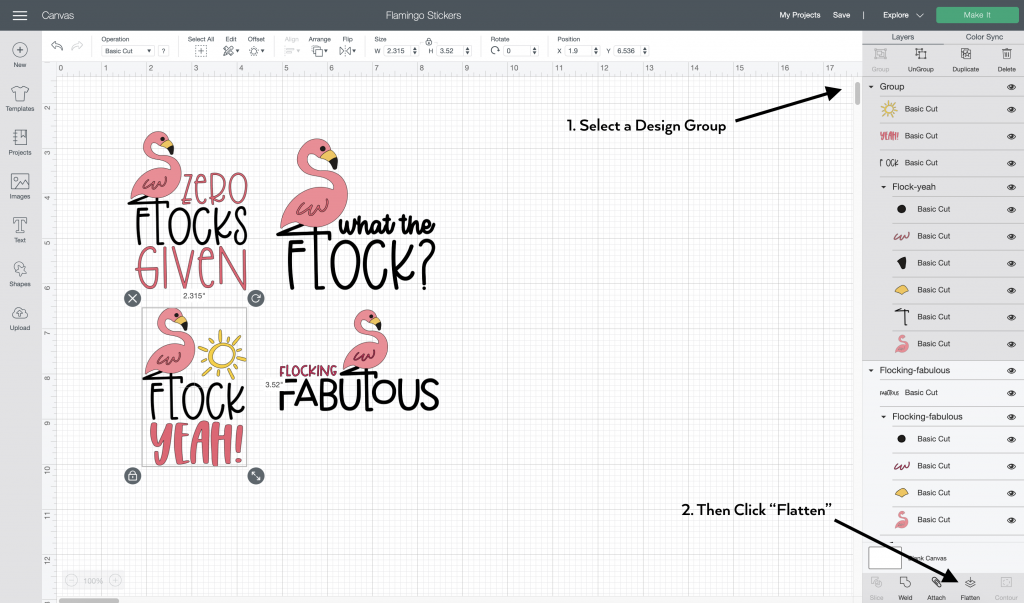 Make Your Own Stickers with the Cricut Offset Tool in Cricut Design Space