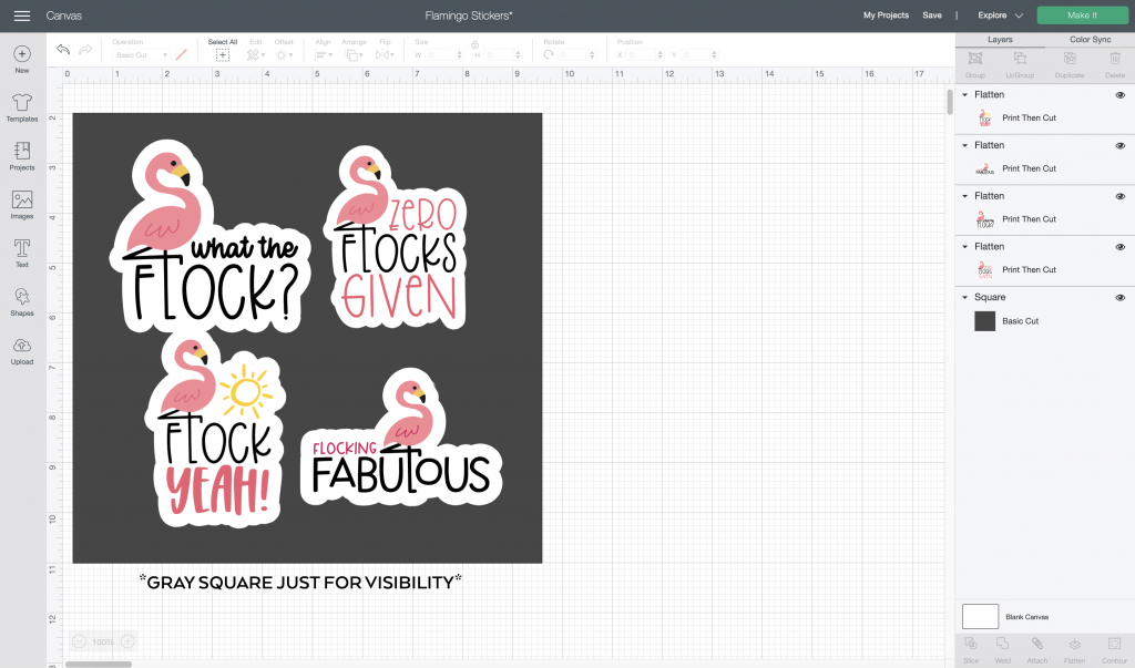 Make Your Own Stickers with the Cricut Offset Tool in Cricut Design Space