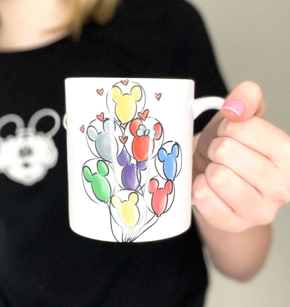 DIY Disney Mickey Balloon Sublimation Mug