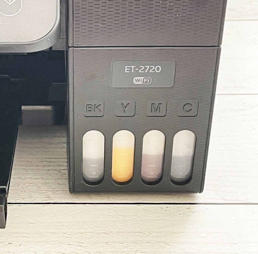 epson ecotank inkwells with ink