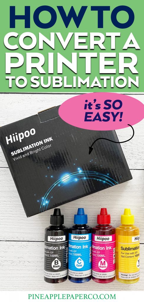 How to Convert an Epson Printer to Sublimation