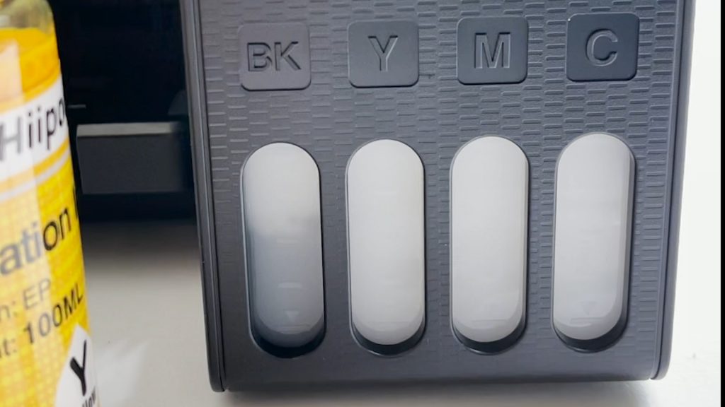 how to fill a epson ecotank printer with sublimation ink
