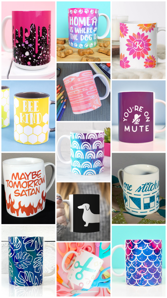 DIY Cricut Infusible Ink Mug with FREE Tropical Monstera Leaves Mug Wrap SVG FIle