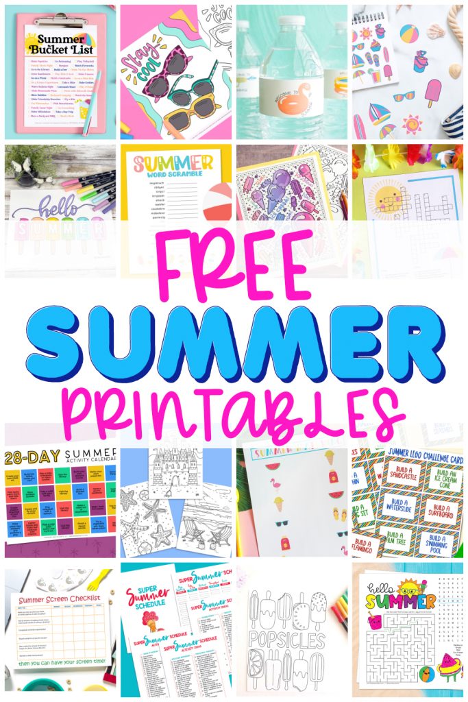 FREE Coloring Pages for the Beach plus 15+ Free Summer Printables at Pineapple Paper Co.