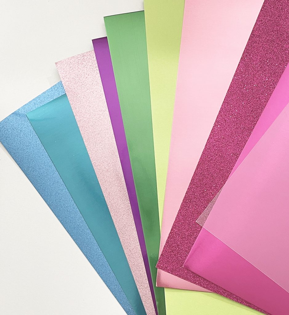 Cricut Paper Supplies for DIY Mermaid Cake Topper Idea
