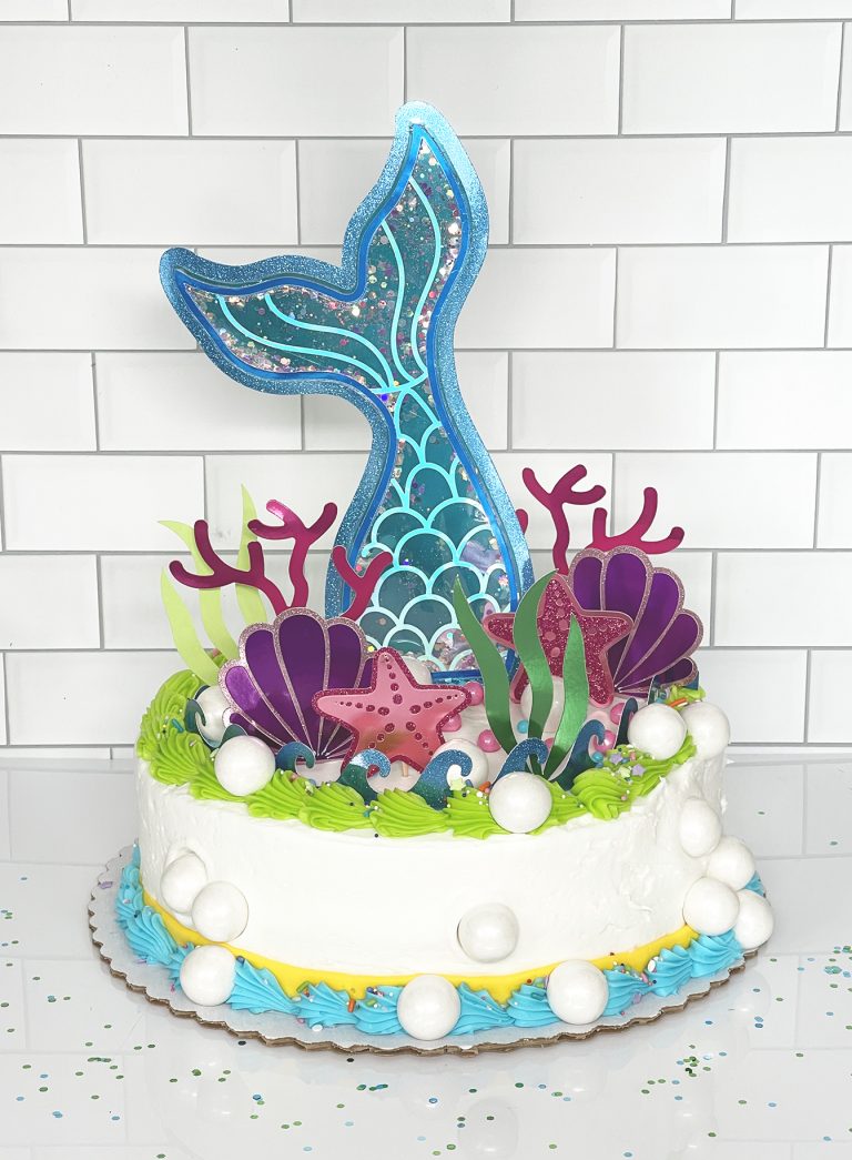 DIY Mermaid Cake Topper