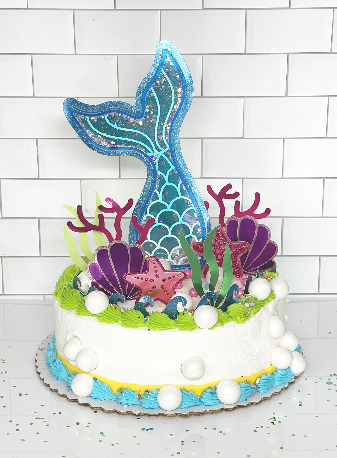 DIY Mermaid Cake Topper