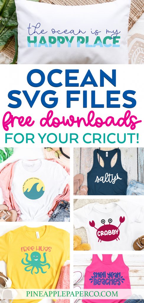 Download Free Ocean SVG Files to Make DIY Crafts with your Cricut