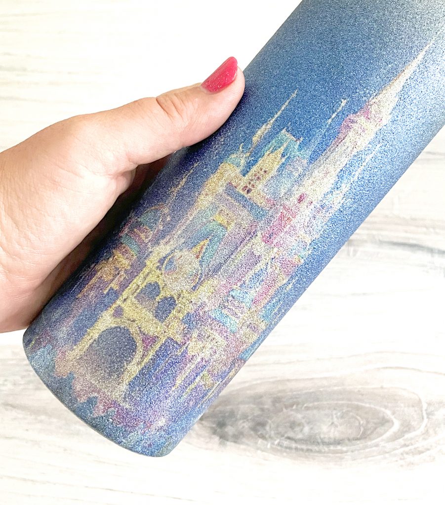Disney DIY Glitter Sublimation Skinny Tumbler