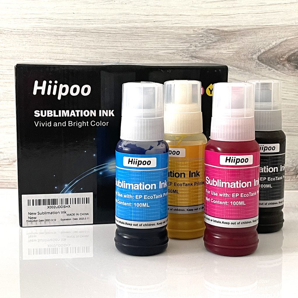 Hiipoo Sublimation Ink in Bottles for Sublimation Mugs DIY