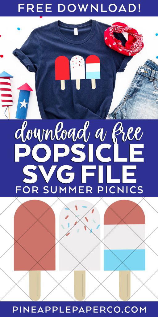 Download a Free Popsicle SVG FIle for Summer Crafts