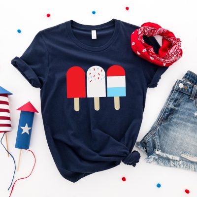 Free Patriotic Popsicle Clipart and SVG Files