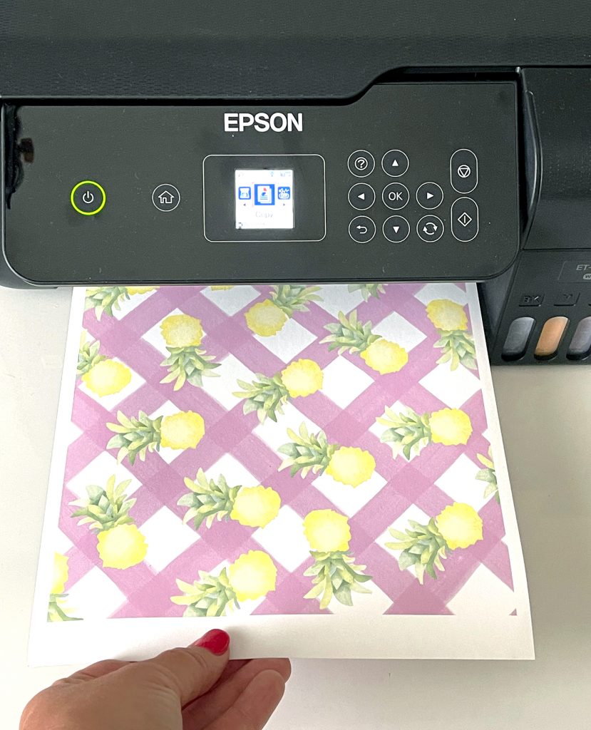Printing a Sublimation Transfer on a Epson EcoTank Printer Converted for Sublimation