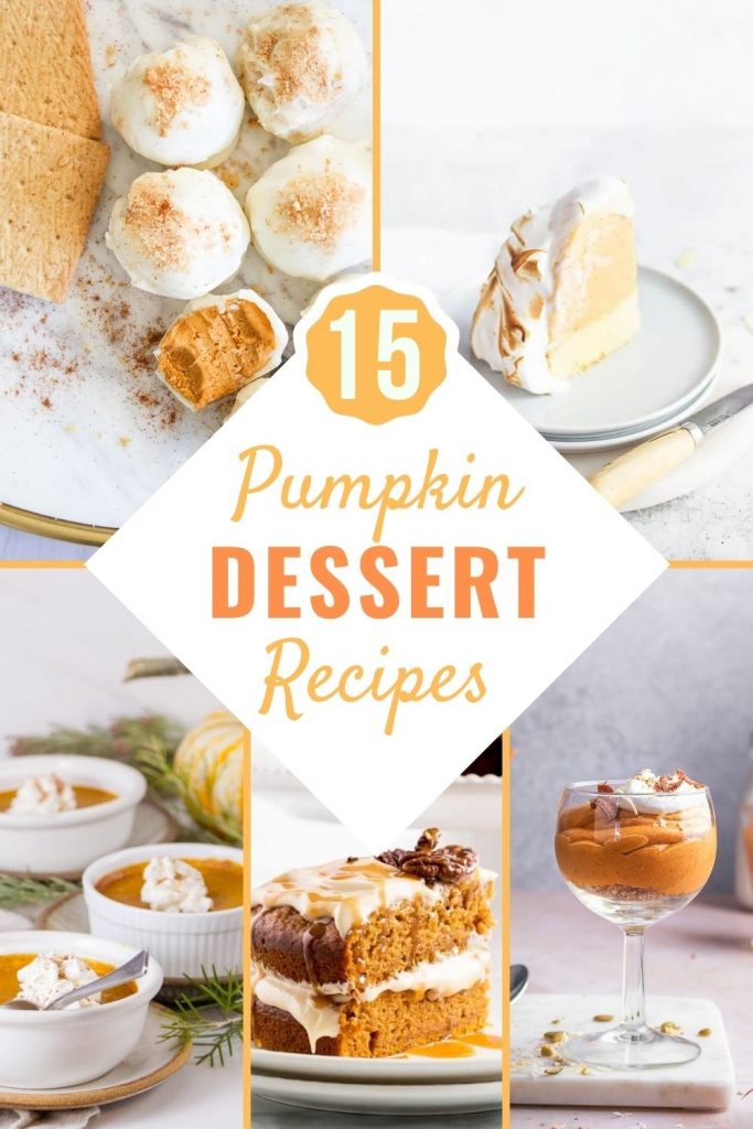 15 Pumpkin Dessert Recipes perfect for fall - NO pumpkin pie!