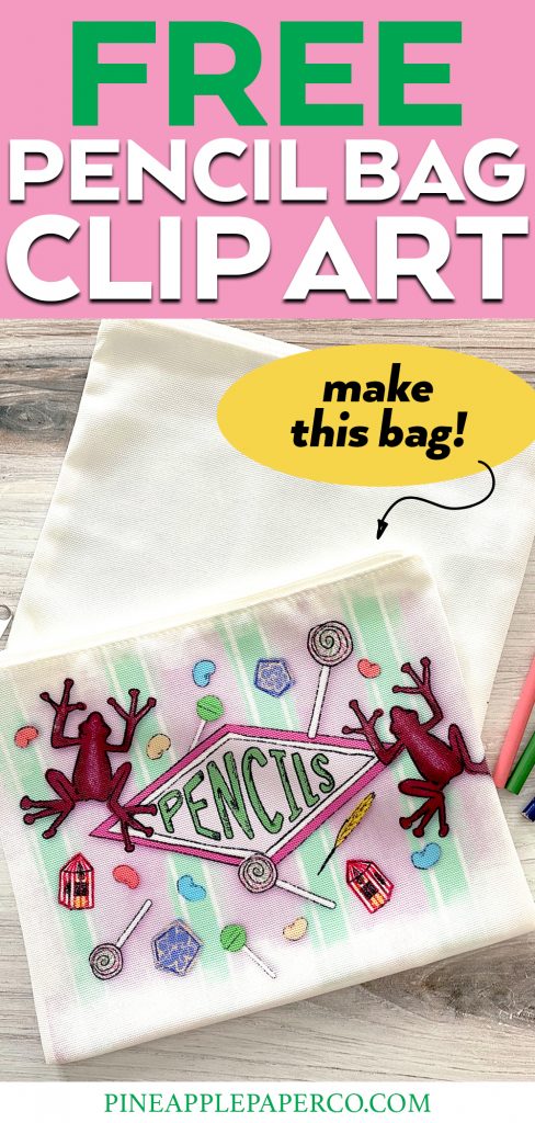 Make a Harry Potter Pencil Bag with Free Sublimation File