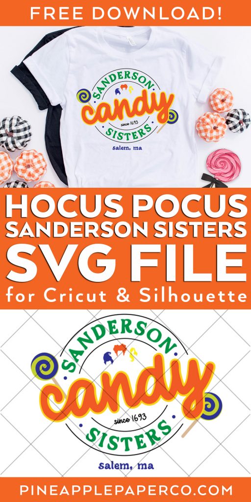 Free Sanderson Sisters Hocus Pocus SVG with Hocus Pocus Shirt