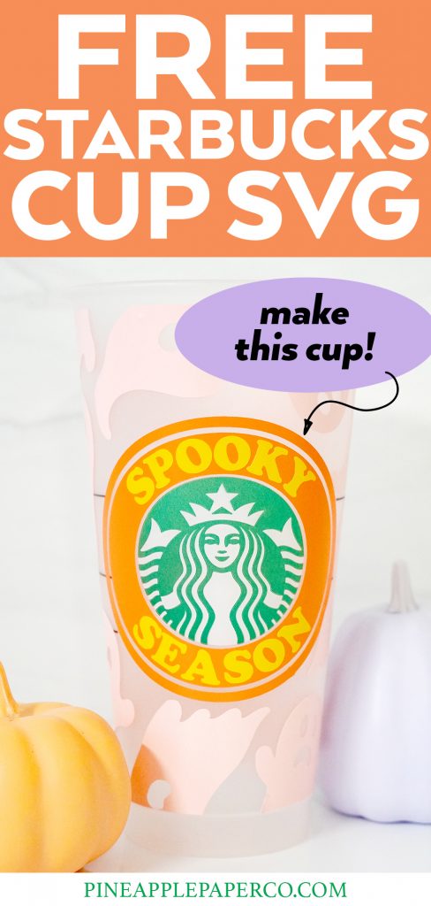 How to Make a Halloween Starbucks Cold Cup with Free SVG File