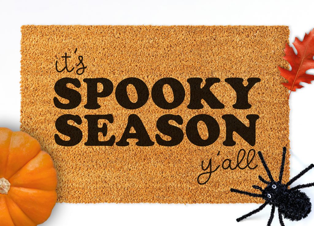 Free Halloween Doormat SVG on It's Spooky Season Y'all Halloween Doormat