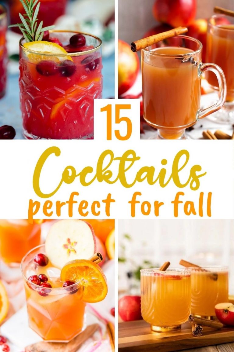 15+ Thanksgiving and Fall Cocktail Recipes
