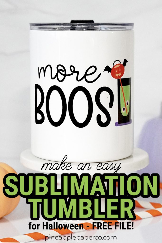 easy sublimation tumbler with cricut mug press and free design