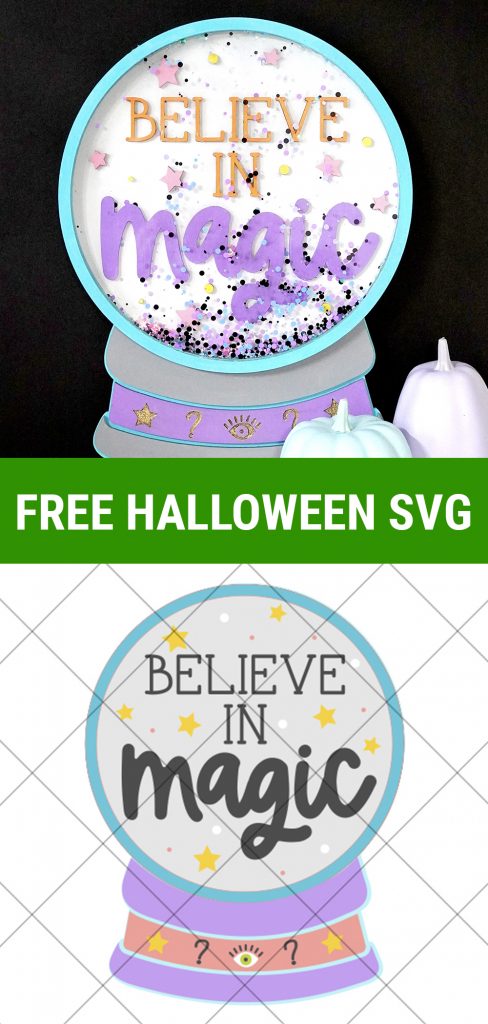 DIY Crystal Ball Sign Made with the Glowforge and free SVG file