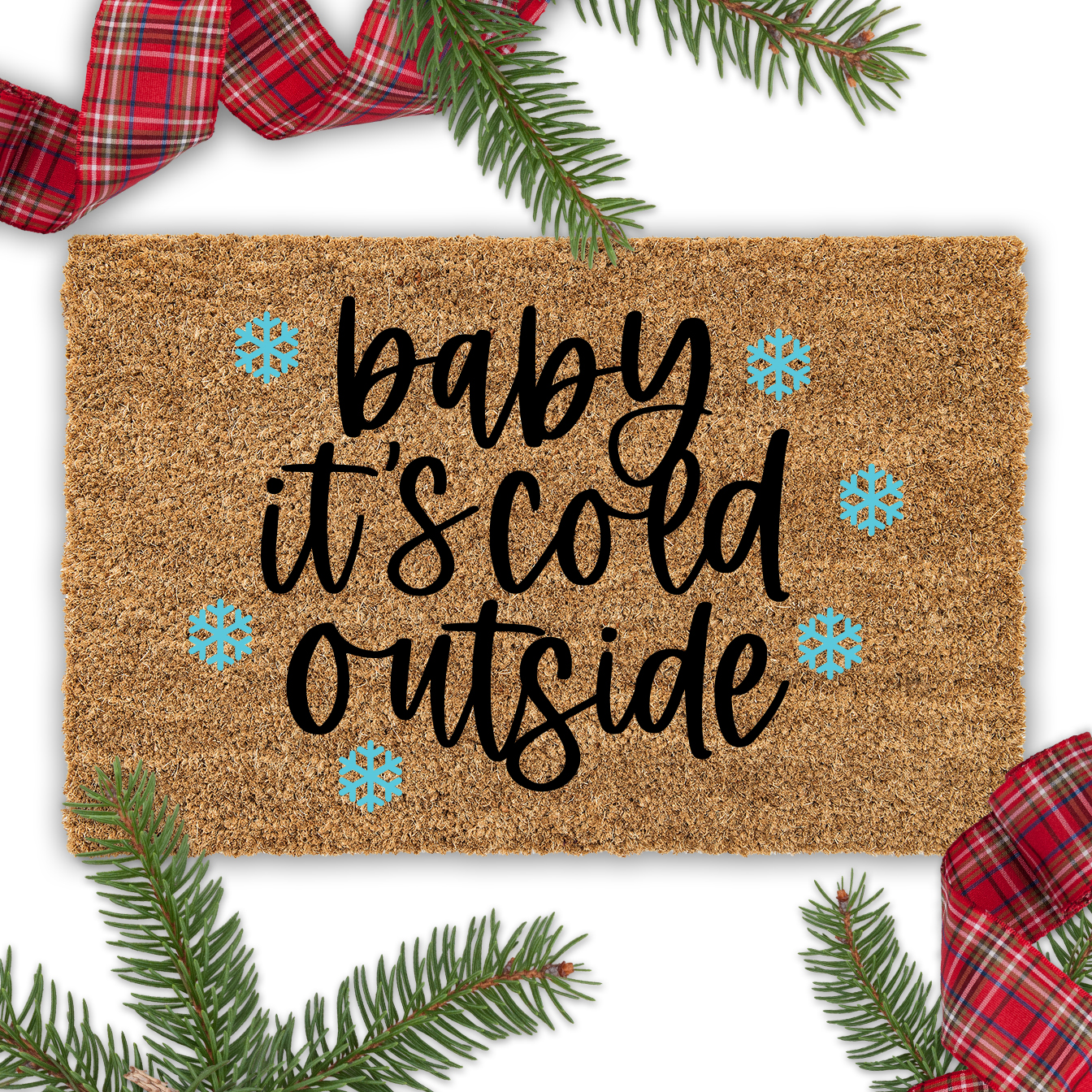 Baby It's Cold Outside Doormat Winter Door Mat Christmas Door Mat Holiday  Gift Holiday Decor Porch 