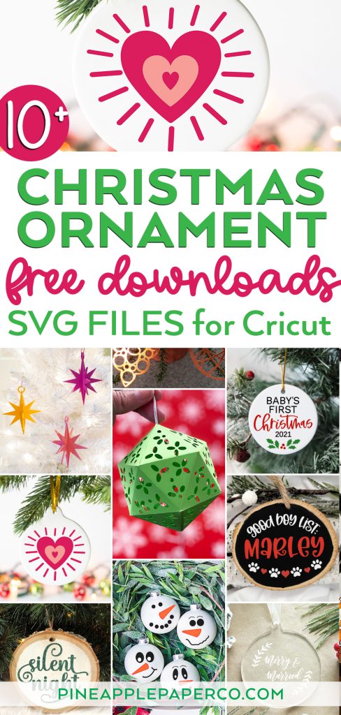 Christmas Ornament Free SVG Files