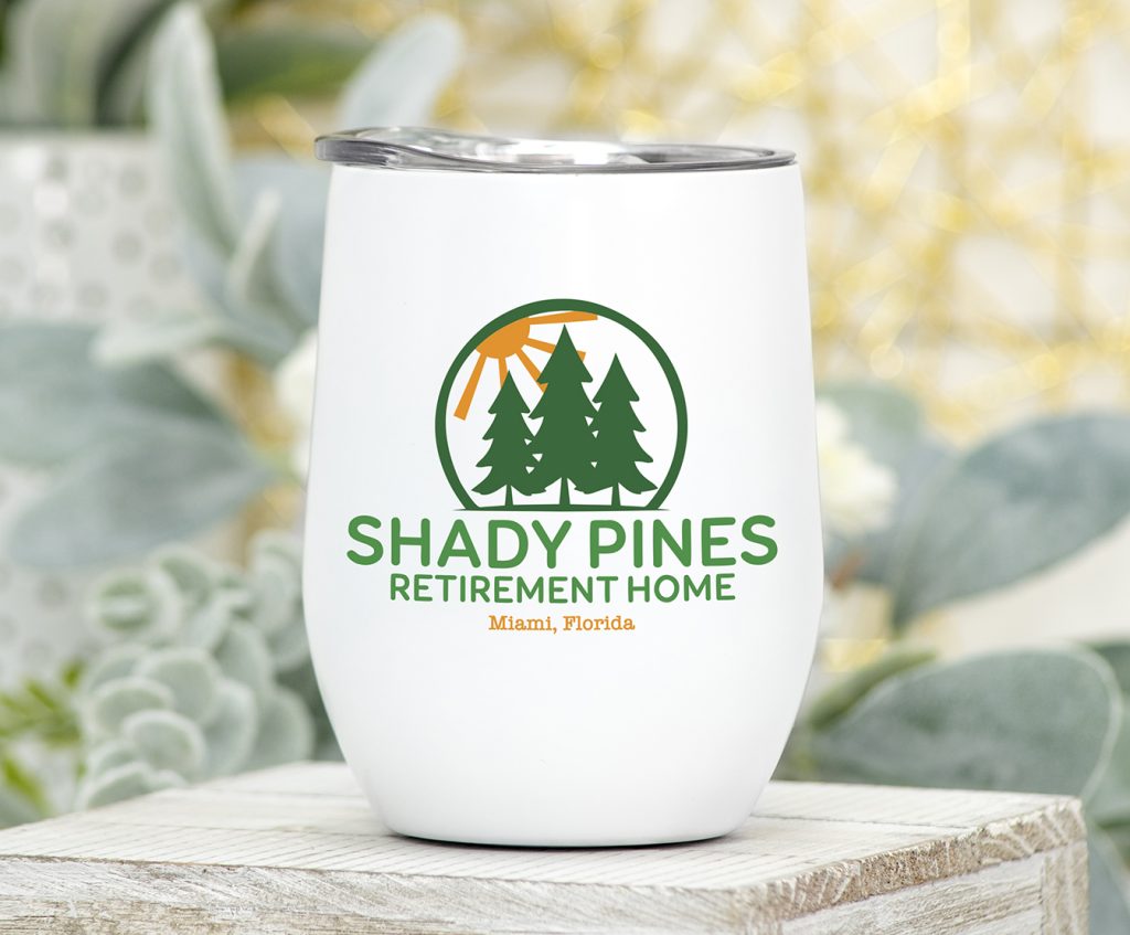 golden girls svg with shady pines retirement home on diy sublimation wine tumbler