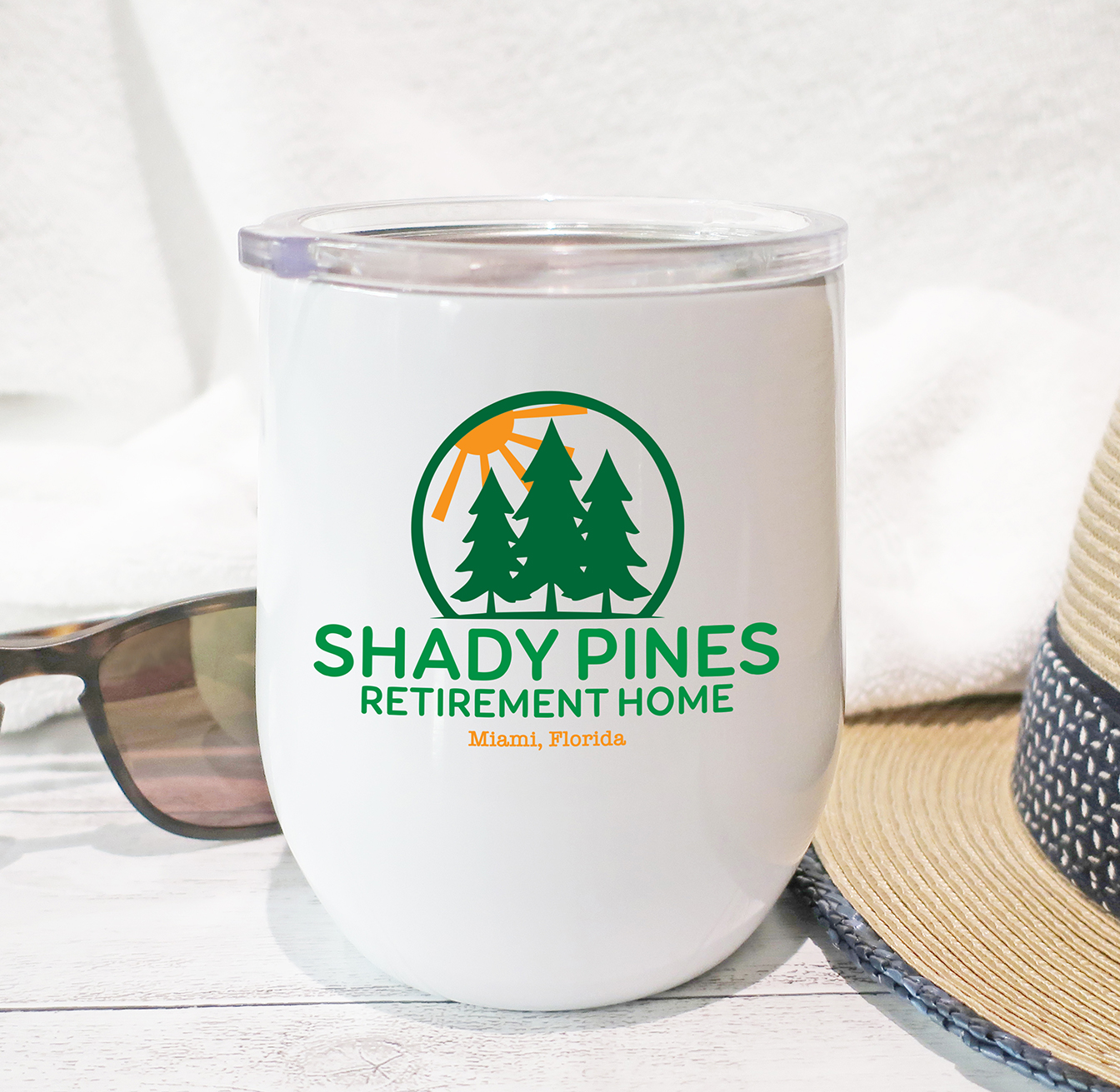 golden girls svg with shady pines retirement home on diy sublimation wine tumbler