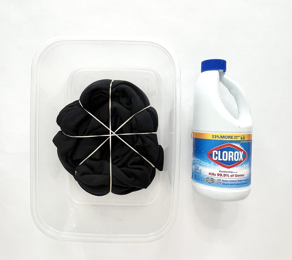 how to tie dye with bleach